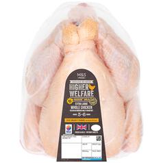 M&S Oakham Gold Extra Large Whole Chicken Typically: 2200g