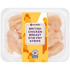 Ocado British Chicken Stir Fry Strips 250g
