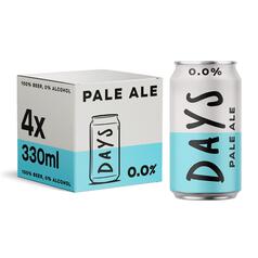 Days 0.0% Alcohol Free Pale Ale Cans 4 x 330ml