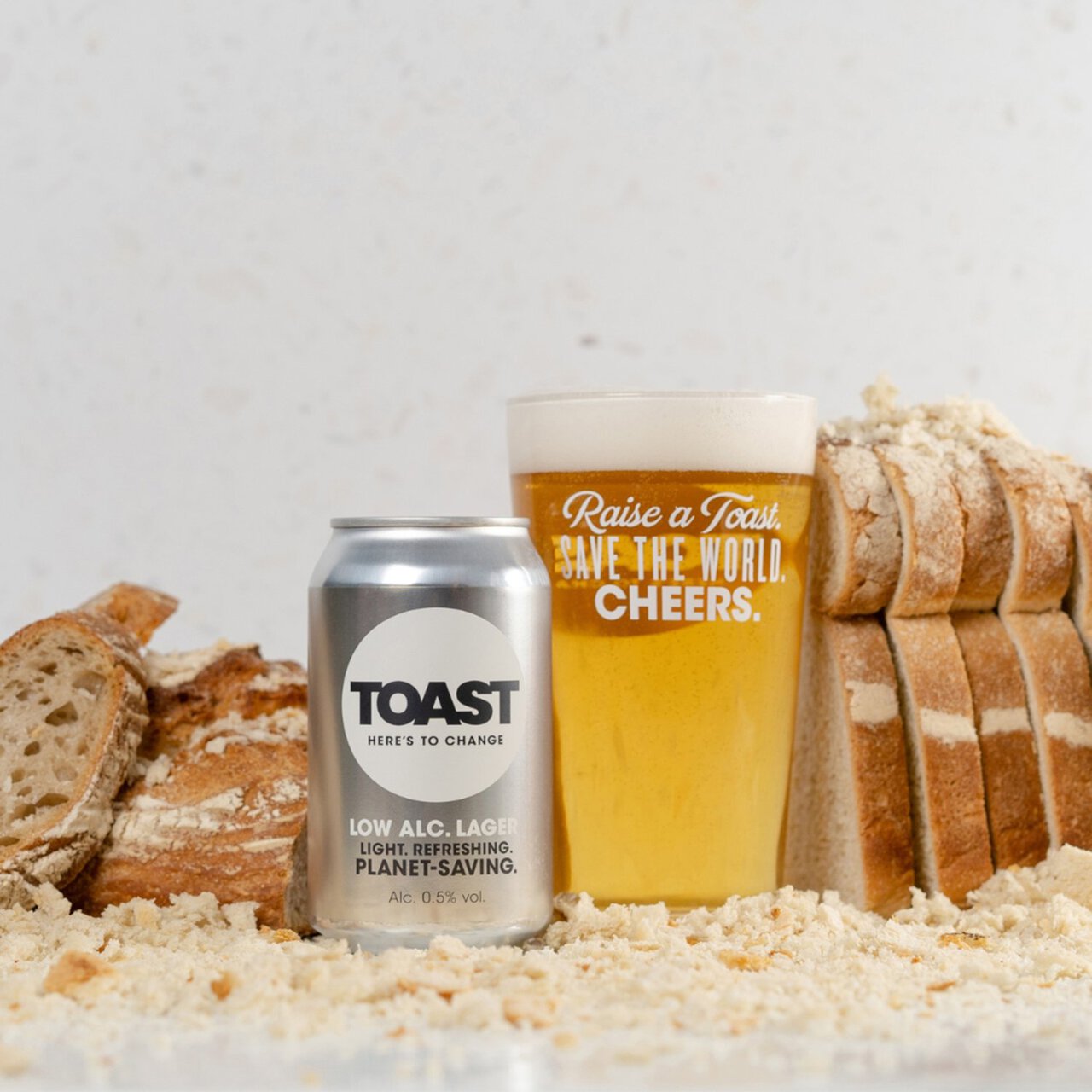 Toast Ale Low Alcohol Lager 0.5% 330ml