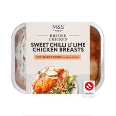 M&S Sweet Chilli & Lime Chicken Breasts 303g