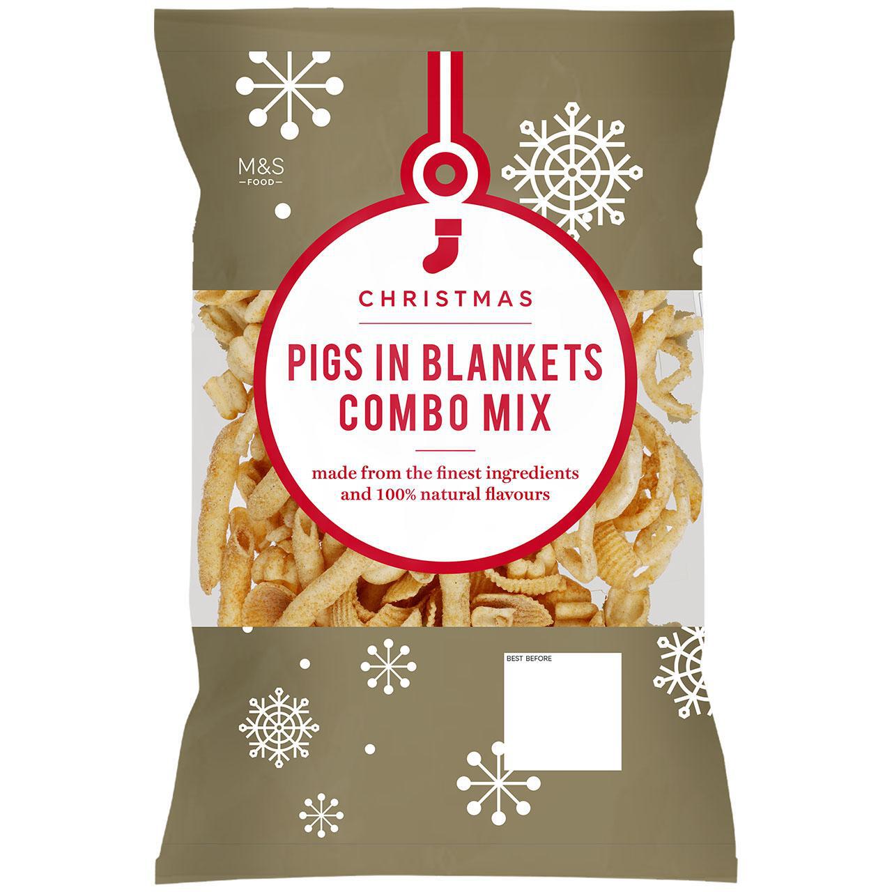 M&S Christmas Pigs in Blankets Snack Combo Mix 150g