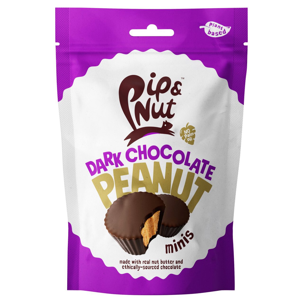 Pip & Nut Mini Dark Chocolate Peanut Butter Cups 88g