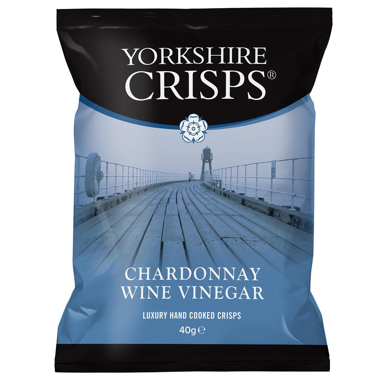 Yorkshire Crisps Chardonnay Wine Vinegar 40g 40g