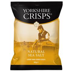 Yorkshire Crisps Natural Sea Salt 40g
