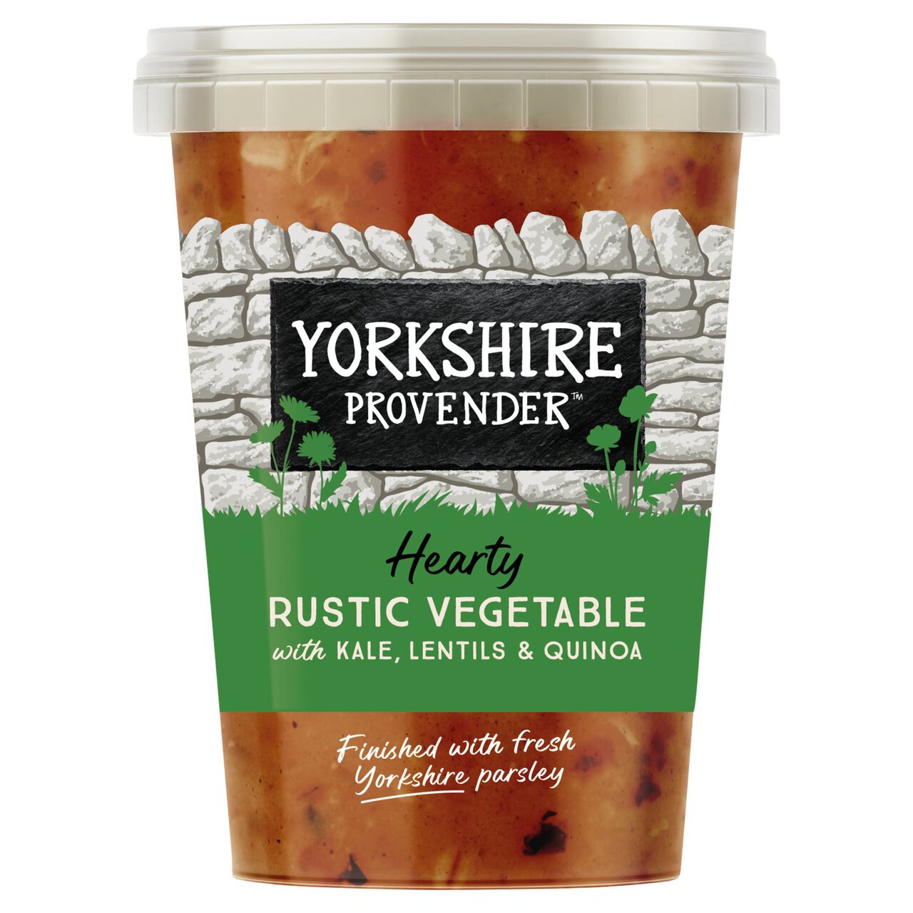 Yorkshire Provender Rustic Vegetable Broth with Lentils, Kale & Quinoa 600g