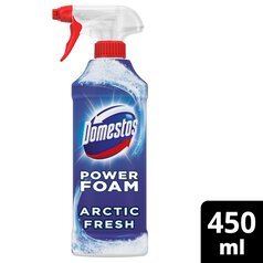 Domestos Power Foam Arctic Fresh Toilet Cleaner 450ml