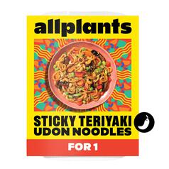 allplants Sticky Teriyaki Udon Noodles for 1 365g