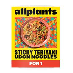 allplants Sticky Teriyaki Udon Noodles for 1 351g