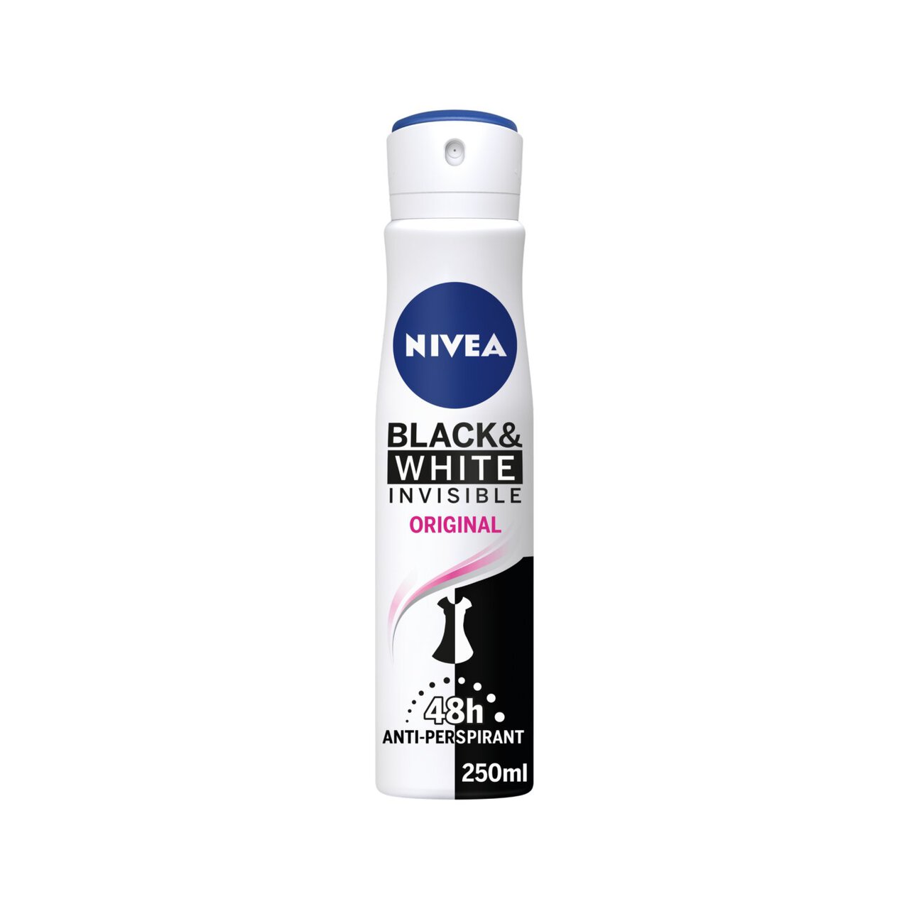 NIVEA Black & White Original Anti-Perspirant Deodorant Spray 250ml