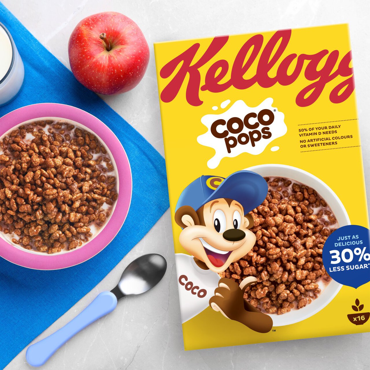 Kellogg's Coco Pops Chocolate Breakfast Cereal 295g 295g