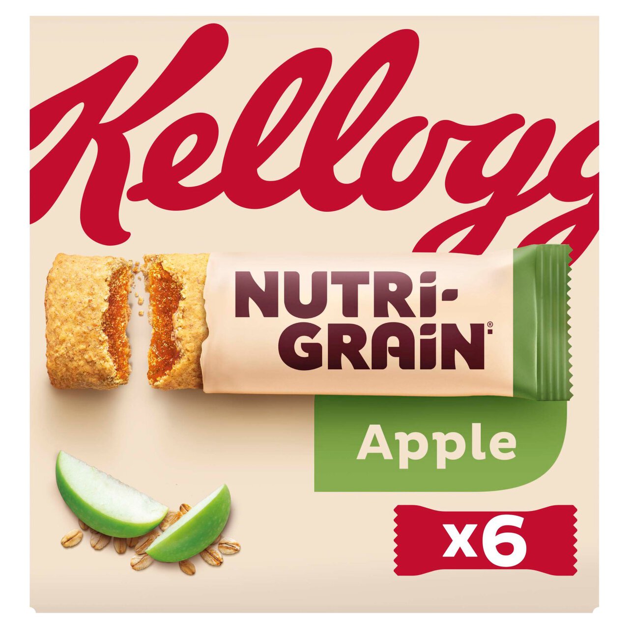 Kellogg's Nutrigrain Apple 6 per pack