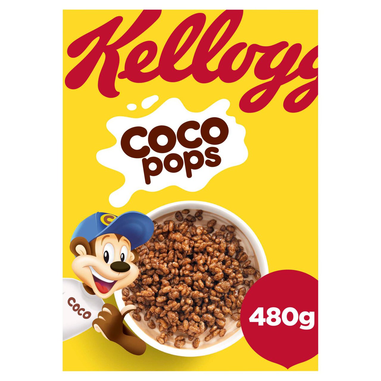 Kellogg's Coco Pops Chocolate Breakfast Cereal 480g 480g