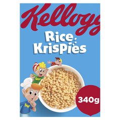 Kellogg's Rice Krispies Breakfast Cereal 340g 340g