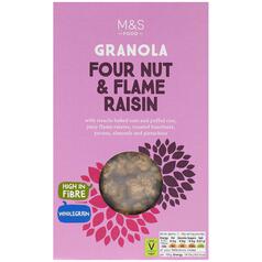 M&S Four Nut & Flame Raisin Granola 500g