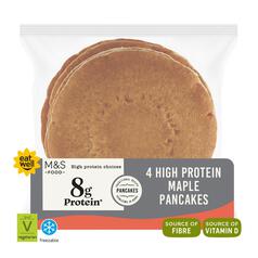M&S 4 Maple Protein Pancakes 280g