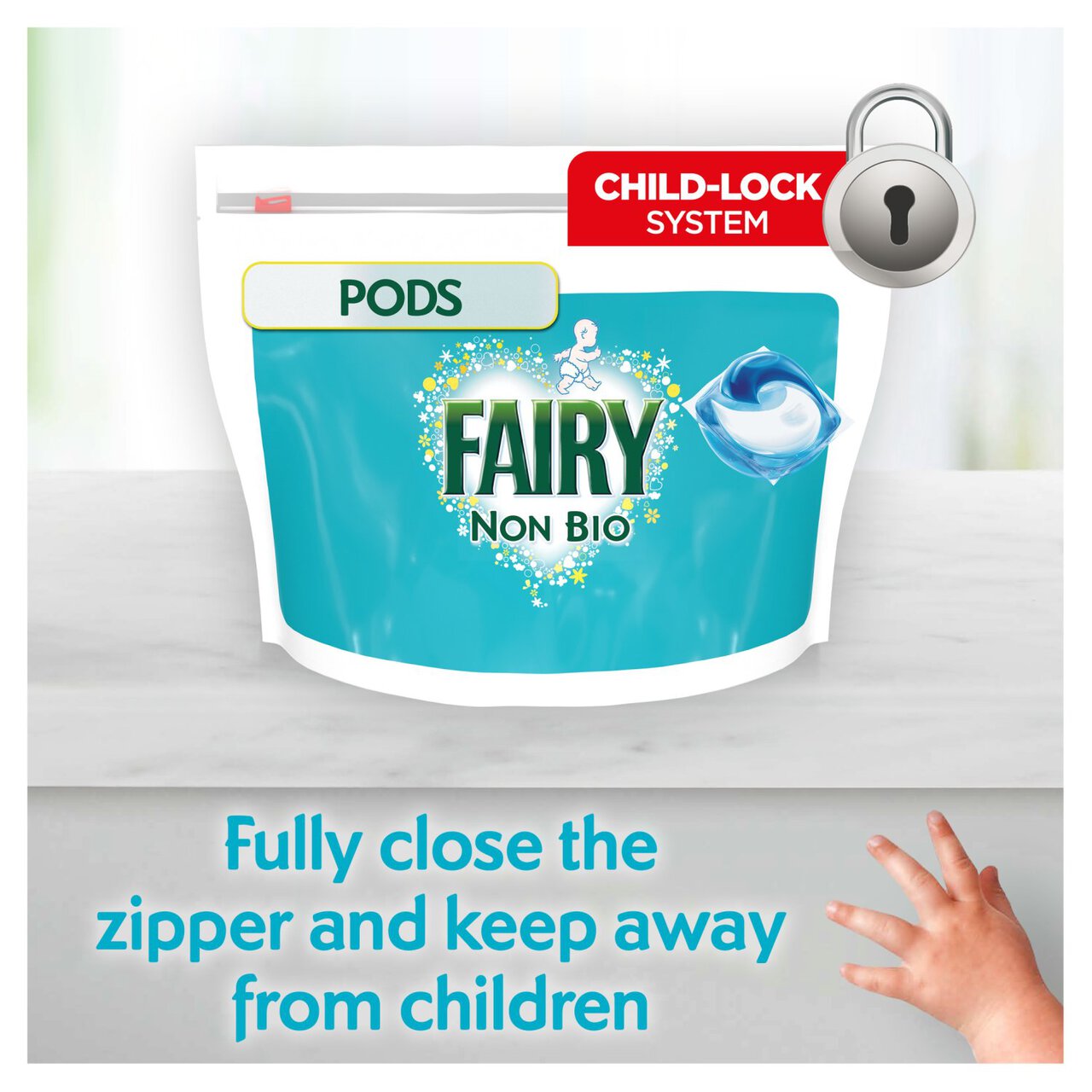 Fairy Non Bio Pods Washing Capsules Sensitive Skin 61 Washes 61 per pack