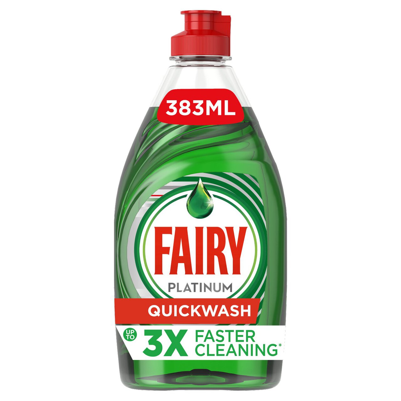 Fairy Platinum Quickwash Original Washing Up Liquid 383ml