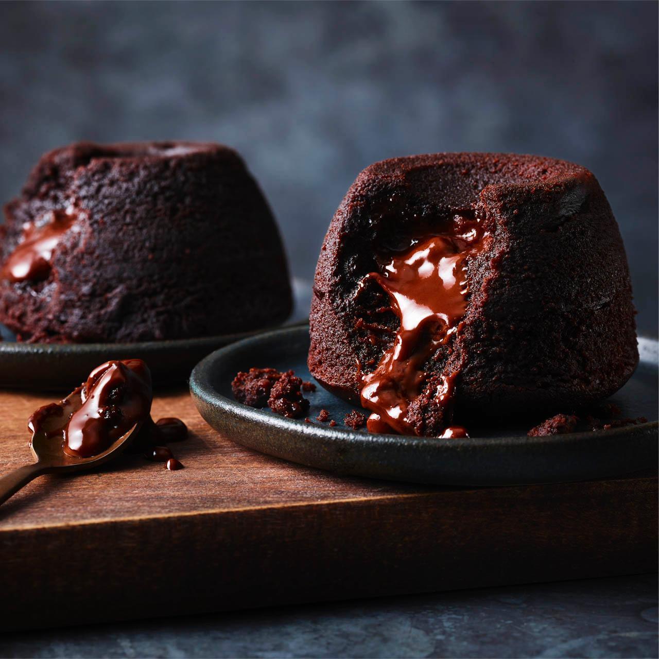 M&S 2 Chocolate Melt in the Middle Puddings 310g