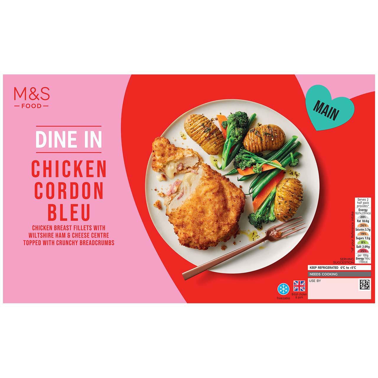 M&S Chicken Cordon Bleu 439g