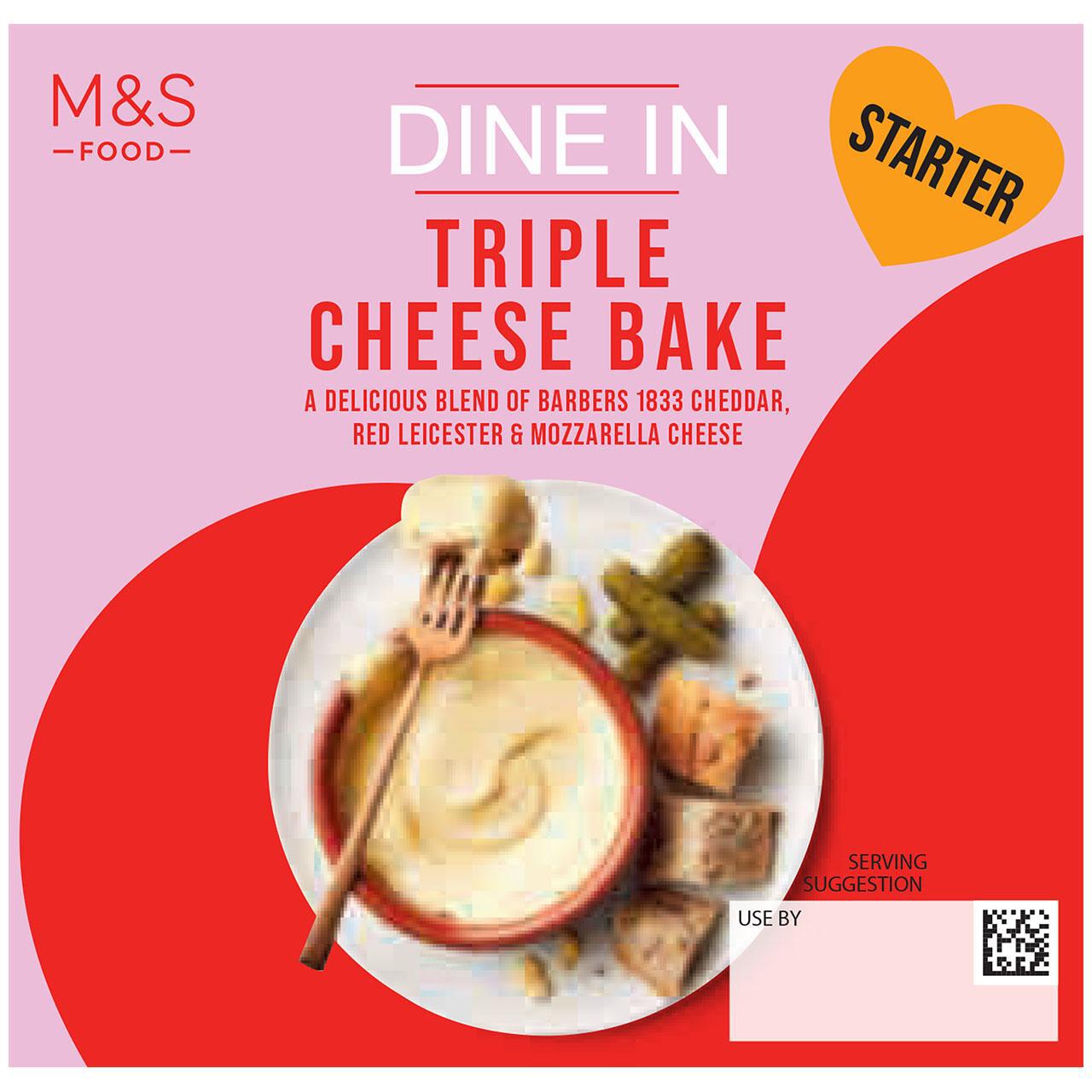 M&S Triple Cheese Bake 150g