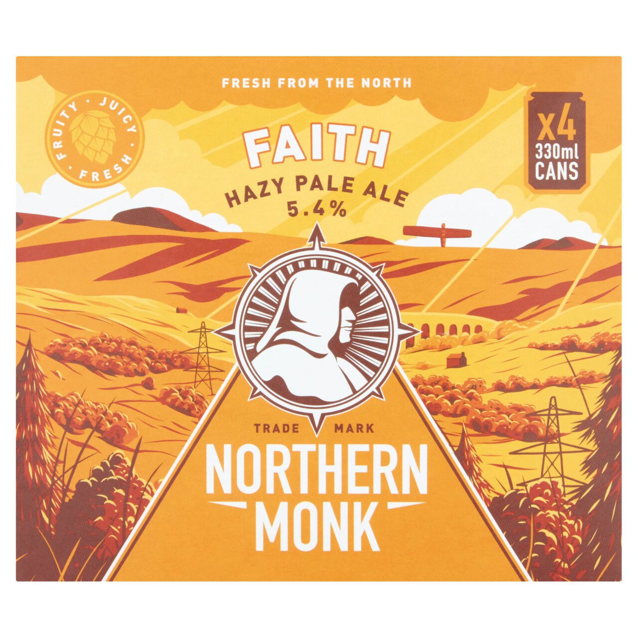Northern Monk Faith Hazy Pale Ale 4 x 330ml