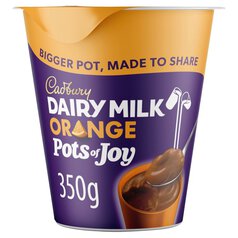 Cadbury Dairy Milk Big Pots of Joy Chocolate Orange Dessert 350g