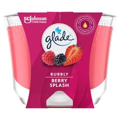 Glade Large Scented Candle Bubbly Berry Splash 224g