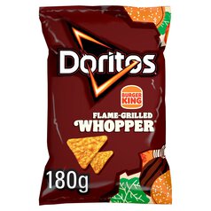 Doritos Burger King Flame Grilled Whopper Tortilla Chips Sharing Bag Crisps 180g