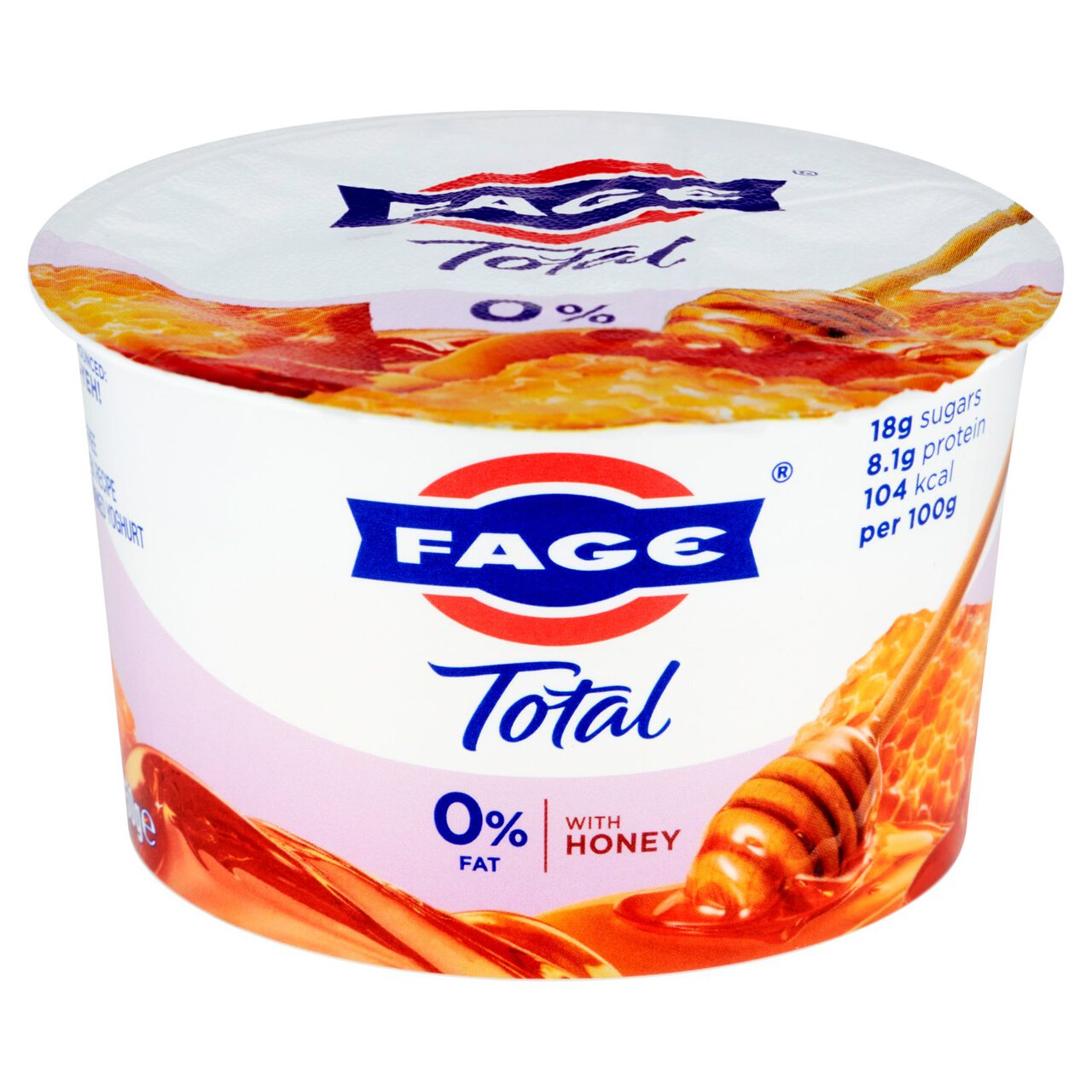 Fage Total 0% Fat Free Greek Recipe Strained Yoghurt with Honey 150g