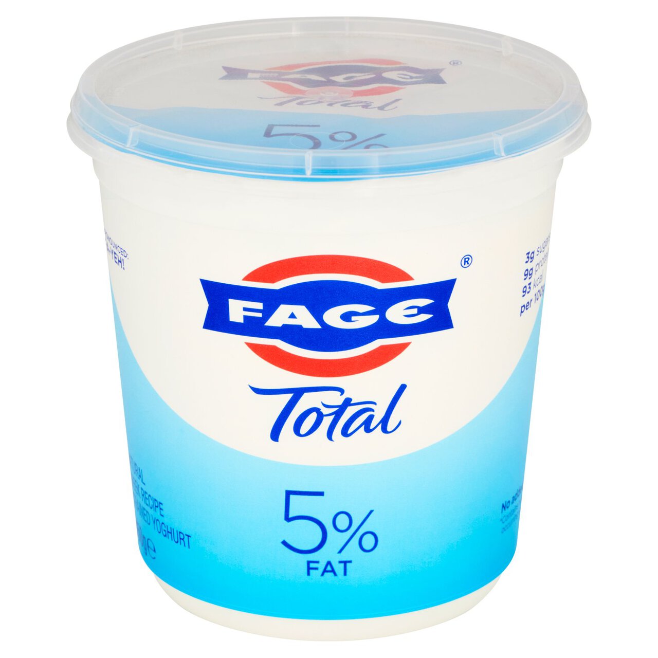 Fage Total 5% Fat Natural Greek Recipe Strained Yoghurt 950g