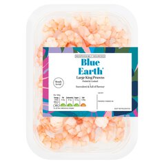 Blue Earth Foods Cooked & Peeled King Prawns 150g