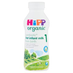 HiPP Organic 1 First Baby Milk Liquid Formula From Birth 470ml
