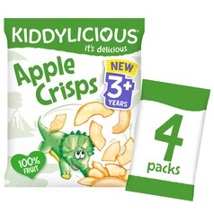 Kiddylicious Apple Crisps 4 x 12g