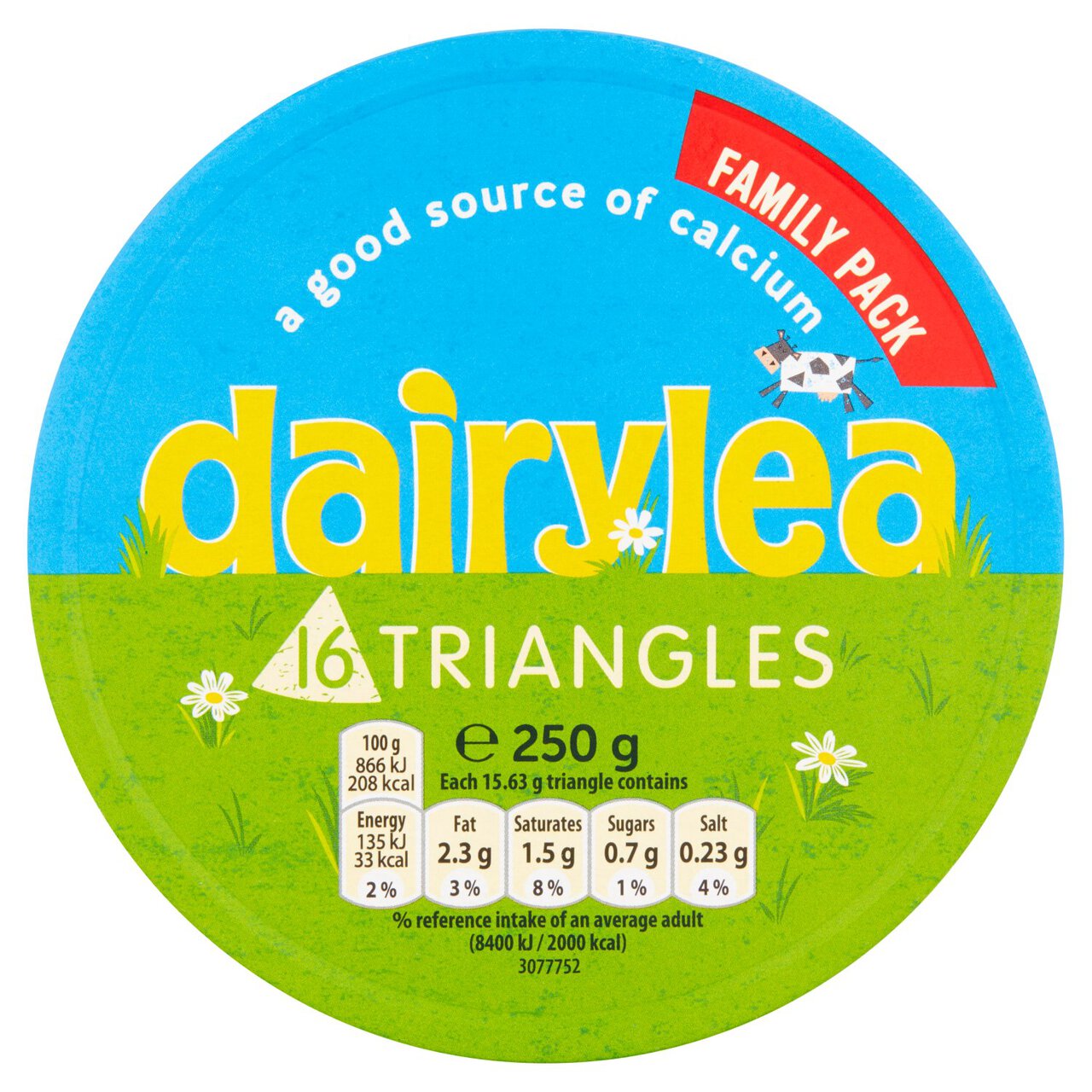 Dairylea 16 Cheese Triangles 250g