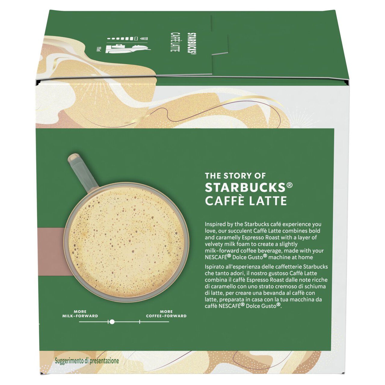 Starbucks by Nescafe Dolce Gusto Caffe Latte 12 per pack