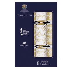 Tom Smith Gold Family Christmas Crackers 8 per pack