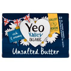 Yeo Valley Organic Unsalted Butter 200g 200g