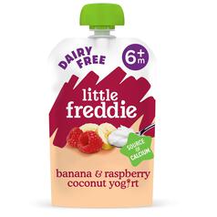 Little Freddie Organic Banana & Raspberry Dairy Free Yoghurt 90g
