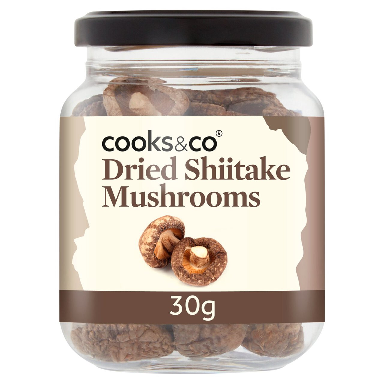 Cooks & Co Dried Shiitake Mushrooms 30g