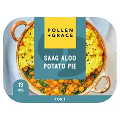 Pollen + Grace Saag Aloo Potato Pie 400g