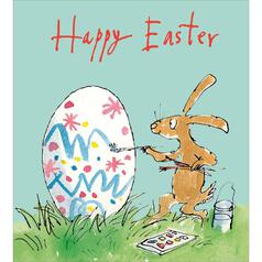 Quentin Blake Egg Painting Easter Card Pack 5 per pack