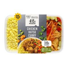 M&S High Protein Chicken Katsu Curry Box 400g
