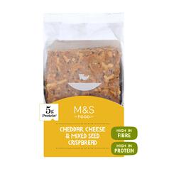 M&S Cheddar Cheese & Mixed Seed Crispbread 210g
