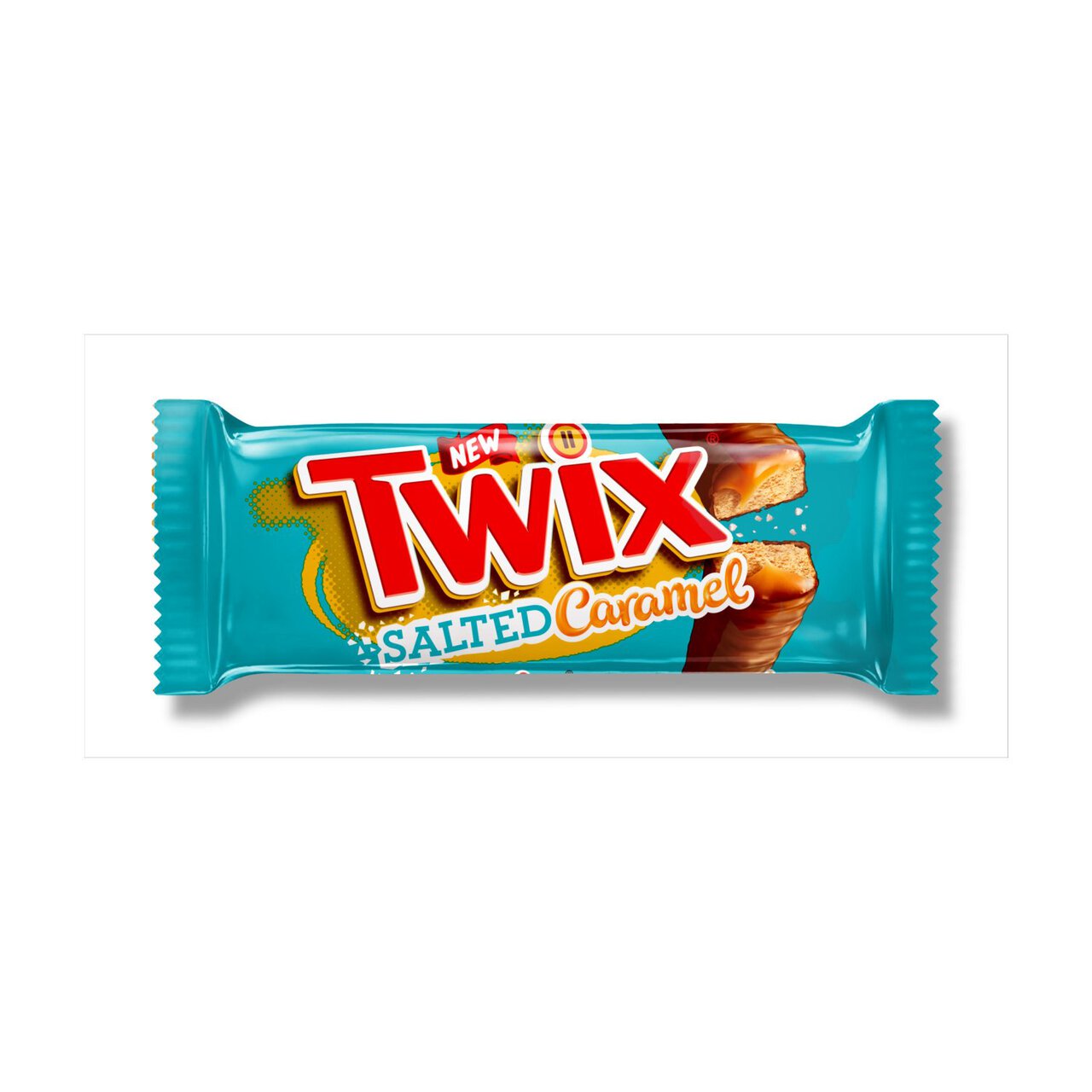 Twix Salted Caramel & Milk Chocolate Fingers Biscuit Snack Bar 46g | Zoom