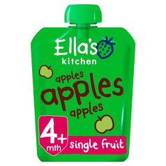 Ella's Kitchen Apples Apples Apples First Tastes Baby Food Pouch 4+ Months 70g