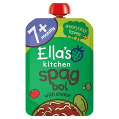 Ella's Kitchen Organic Spag Bol with a Sprinkle of Cheese Pouch, 7 mths+ 130g
