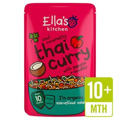 Ella's Kitchen Organic Thai Curry with Noodles Pouch, 10 mths+ 190g