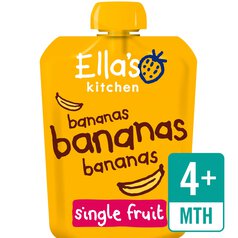 Ella's Kitchen Bananas Organic Single Fruit Pouch, 4 mths+ 70g