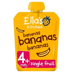 Ella's Kitchen Bananas First Tastes Baby Food Pouch 4+ Months 70g